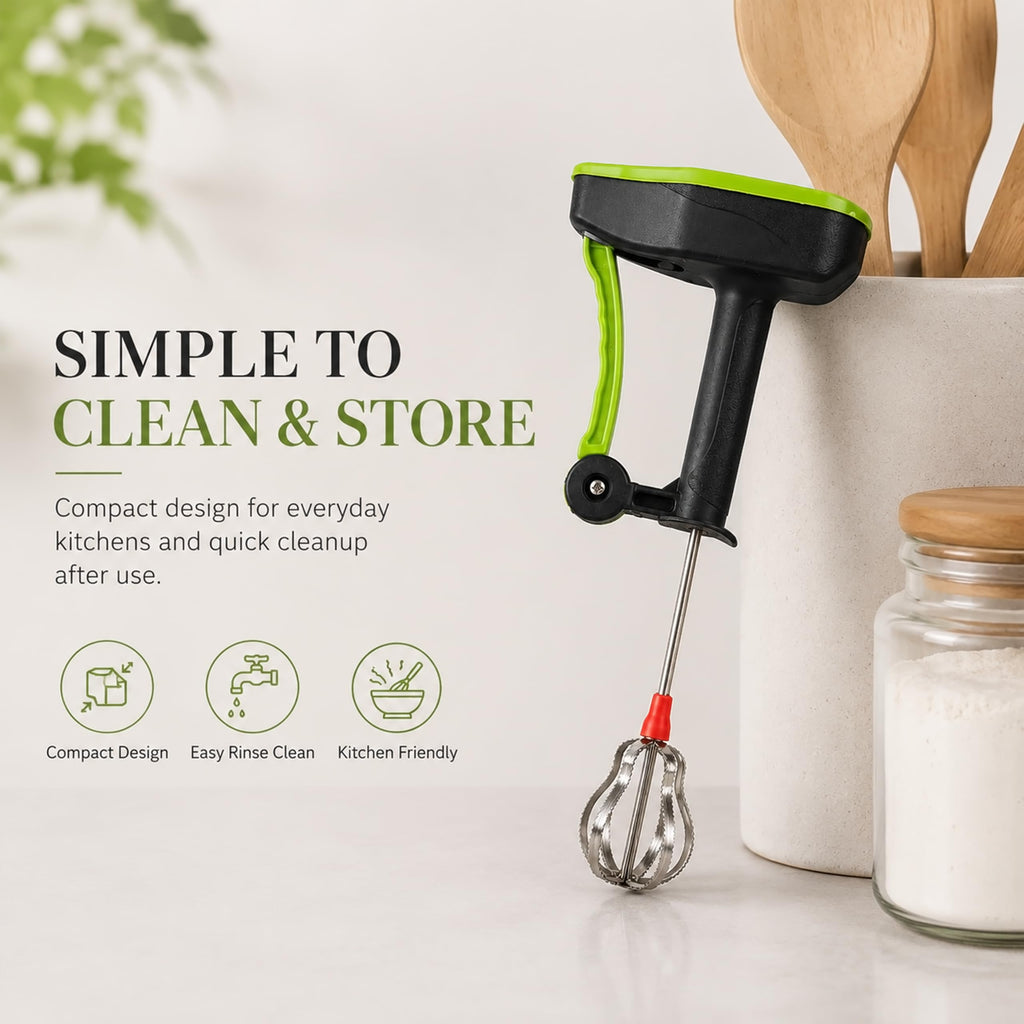 Humaira Power Free Hand Blender Manual beater Whisker Churner for Kitchen Multi Purpose use Like Egg