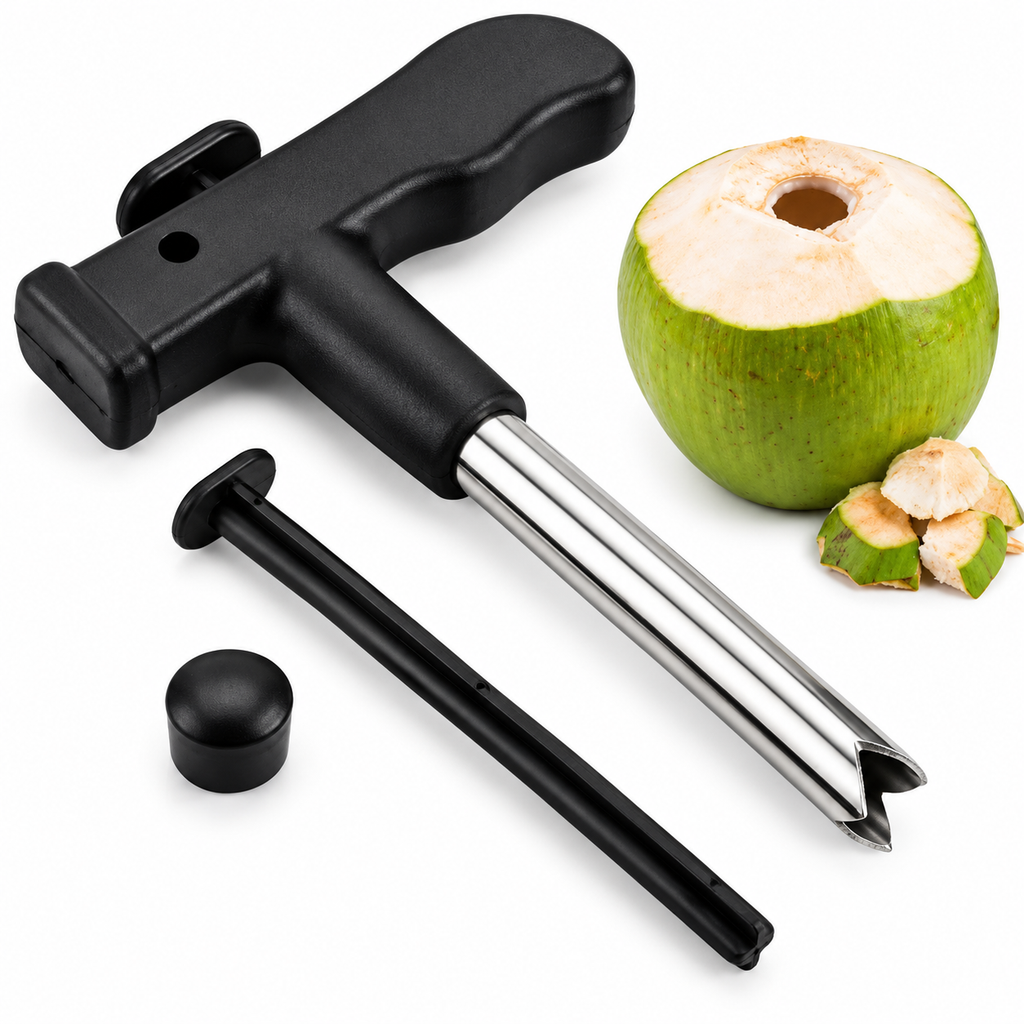Premium Coconut Opener – Stainless Steel