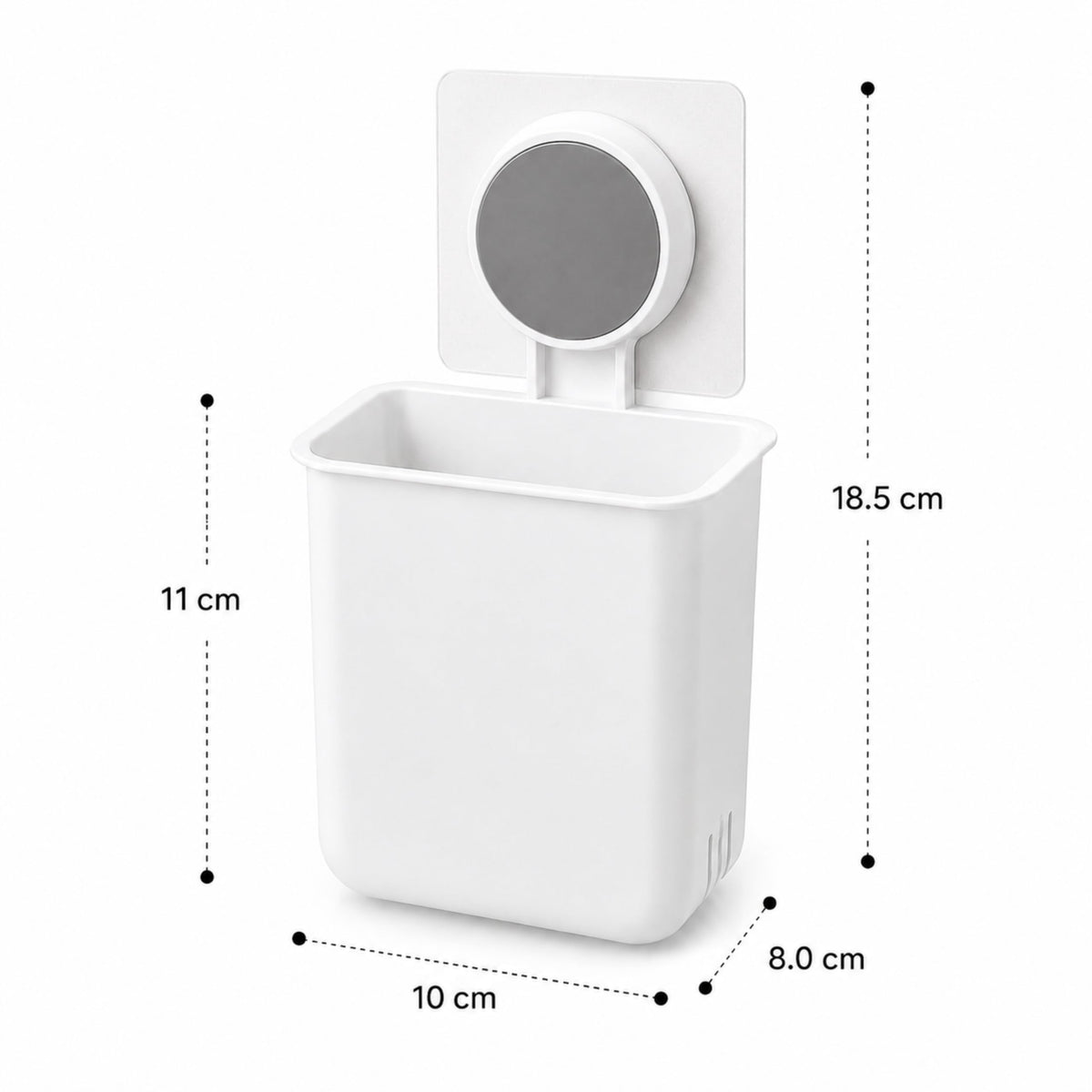 Plastic tooth brush holder